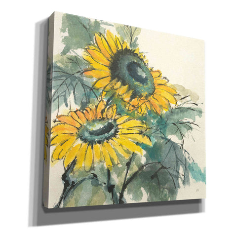 Image of 'Sunflower I' by Chris Paschke, Giclee Canvas Wall Art