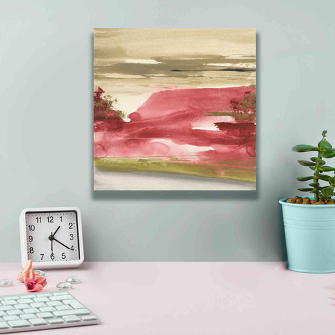 Image of 'Red Rock I' by Chris Paschke, Giclee Canvas Wall Art,12 x 12