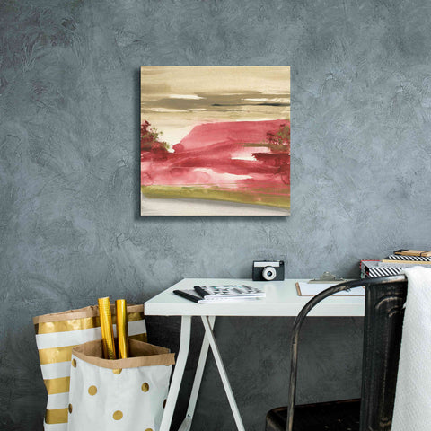 Image of 'Red Rock I' by Chris Paschke, Giclee Canvas Wall Art,18 x 18