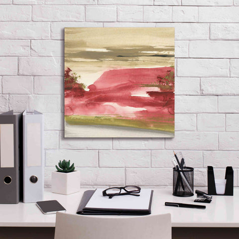 Image of 'Red Rock I' by Chris Paschke, Giclee Canvas Wall Art,18 x 18