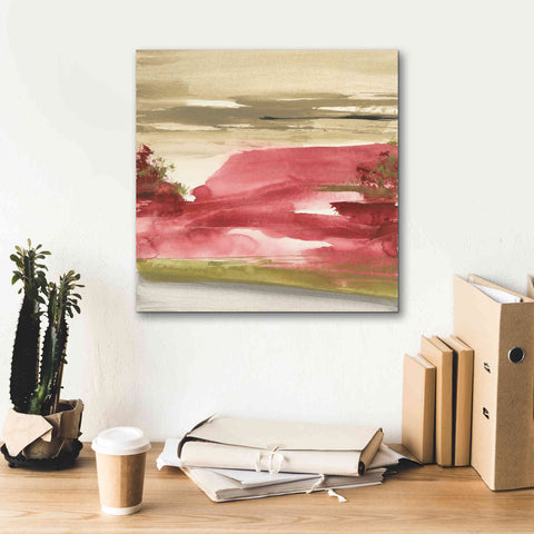 Image of 'Red Rock I' by Chris Paschke, Giclee Canvas Wall Art,18 x 18