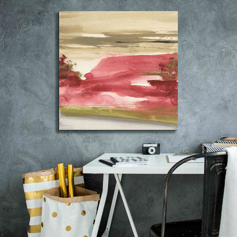 Image of 'Red Rock I' by Chris Paschke, Giclee Canvas Wall Art,26 x 26