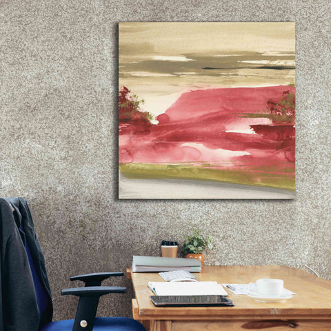 Image of 'Red Rock I' by Chris Paschke, Giclee Canvas Wall Art,37 x 37