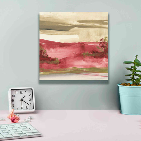 Image of 'Red Rock II' by Chris Paschke, Giclee Canvas Wall Art,12 x 12