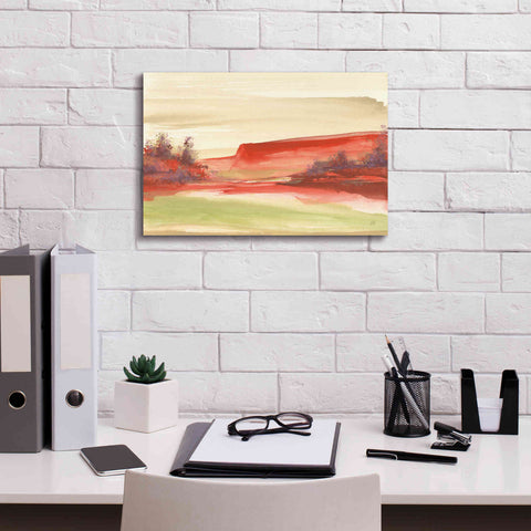 Image of 'Red Rock III' by Chris Paschke, Giclee Canvas Wall Art,18 x 12