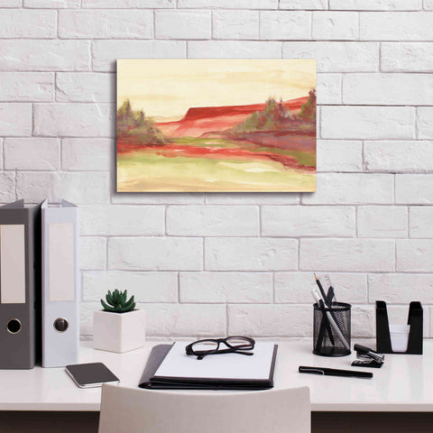 Image of 'Red Rock V' by Chris Paschke, Giclee Canvas Wall Art,18 x 12