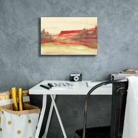 Image of 'Red Rock V' by Chris Paschke, Giclee Canvas Wall Art,18 x 12