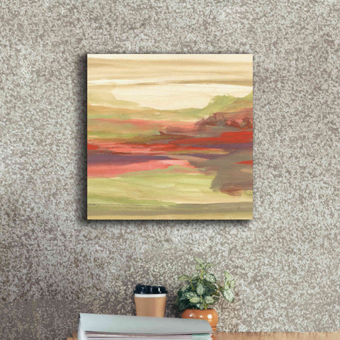 Image of 'Distant Fields' by Chris Paschke, Giclee Canvas Wall Art,18 x 18