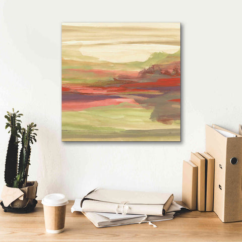 Image of 'Distant Fields' by Chris Paschke, Giclee Canvas Wall Art,18 x 18