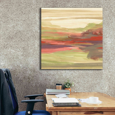 Image of 'Distant Fields' by Chris Paschke, Giclee Canvas Wall Art,37 x 37