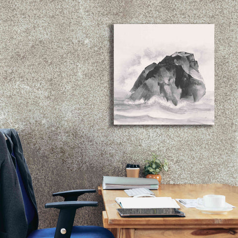 Image of 'Solitary Rock' by Chris Paschke, Giclee Canvas Wall Art,26 x 26