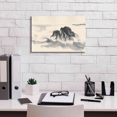 Image of 'Ocean Waves' by Chris Paschke, Giclee Canvas Wall Art,18 x 12