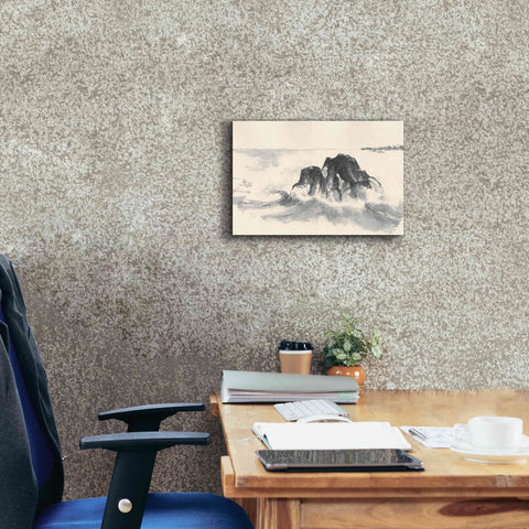 Image of 'Ocean Waves' by Chris Paschke, Giclee Canvas Wall Art,18 x 12