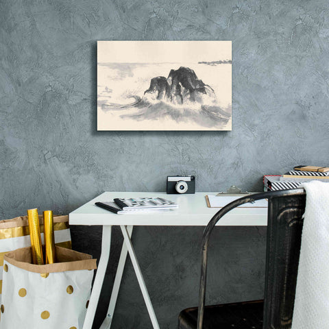 Image of 'Ocean Waves' by Chris Paschke, Giclee Canvas Wall Art,18 x 12