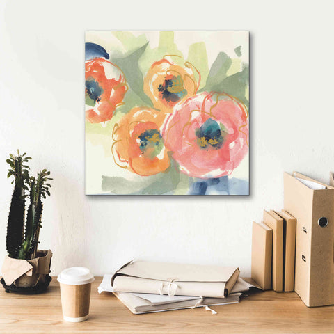 Image of 'Buttercup I' by Chris Paschke, Giclee Canvas Wall Art,18 x 18