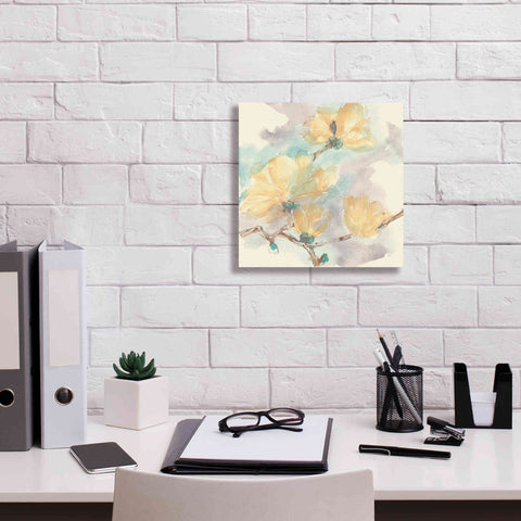 Image of 'Magnolias In White II' by Chris Paschke, Giclee Canvas Wall Art,12 x 12