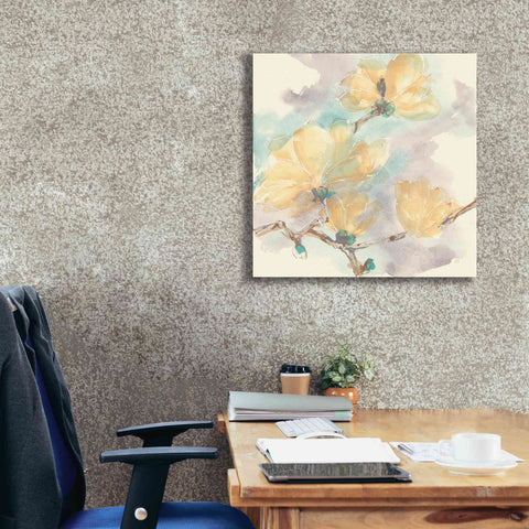 Image of 'Magnolias In White II' by Chris Paschke, Giclee Canvas Wall Art,26 x 26