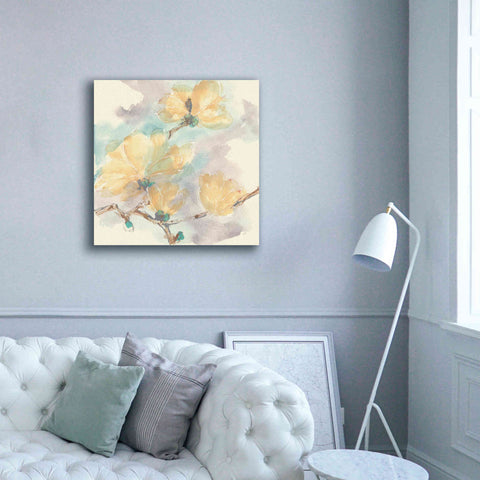 Image of 'Magnolias In White II' by Chris Paschke, Giclee Canvas Wall Art,37 x 37