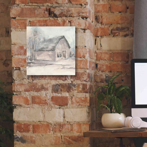 Image of 'Barn I' by Chris Paschke, Giclee Canvas Wall Art,12 x 12