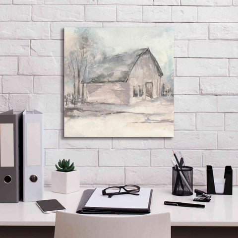 Image of 'Barn I' by Chris Paschke, Giclee Canvas Wall Art,18 x 18