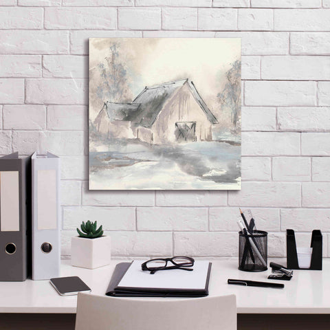 Image of 'Barn II' by Chris Paschke, Giclee Canvas Wall Art,18 x 18