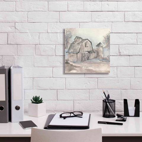 Image of 'Barn V' by Chris Paschke, Giclee Canvas Wall Art,12 x 12