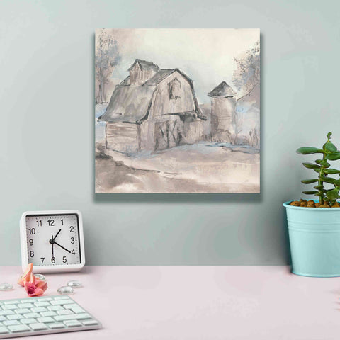 Image of 'Barn V' by Chris Paschke, Giclee Canvas Wall Art,12 x 12