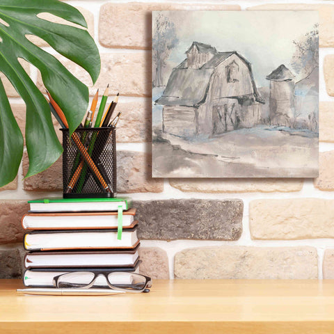 Image of 'Barn V' by Chris Paschke, Giclee Canvas Wall Art,12 x 12