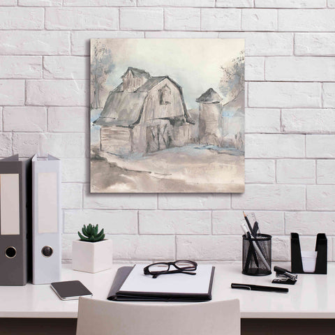 Image of 'Barn V' by Chris Paschke, Giclee Canvas Wall Art,18 x 18