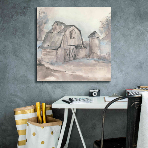 Image of 'Barn V' by Chris Paschke, Giclee Canvas Wall Art,26 x 26