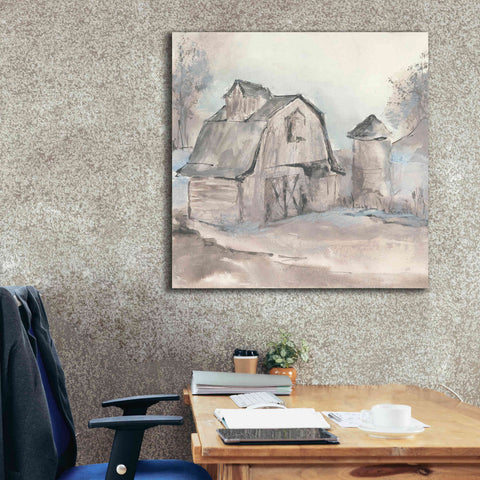 Image of 'Barn V' by Chris Paschke, Giclee Canvas Wall Art,37 x 37