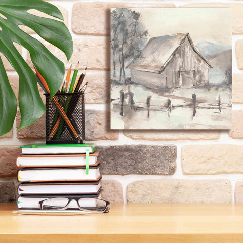 Image of 'Barn VII' by Chris Paschke, Giclee Canvas Wall Art,12 x 12
