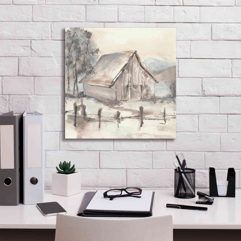 Image of 'Barn VII' by Chris Paschke, Giclee Canvas Wall Art,18 x 18
