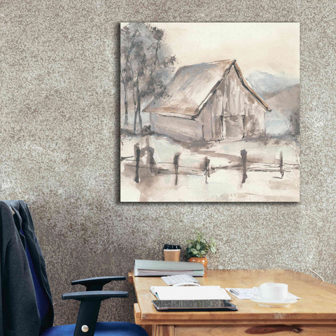 Image of 'Barn VII' by Chris Paschke, Giclee Canvas Wall Art,37 x 37