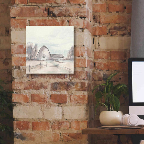 Image of 'Barn VIII' by Chris Paschke, Giclee Canvas Wall Art,12 x 12