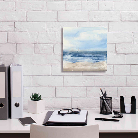 Image of 'Surf And Sails' by Chris Paschke, Giclee Canvas Wall Art,12 x 12