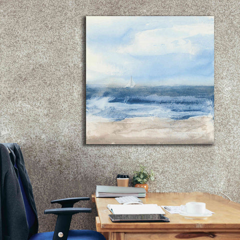 Image of 'Surf And Sails' by Chris Paschke, Giclee Canvas Wall Art,37 x 37