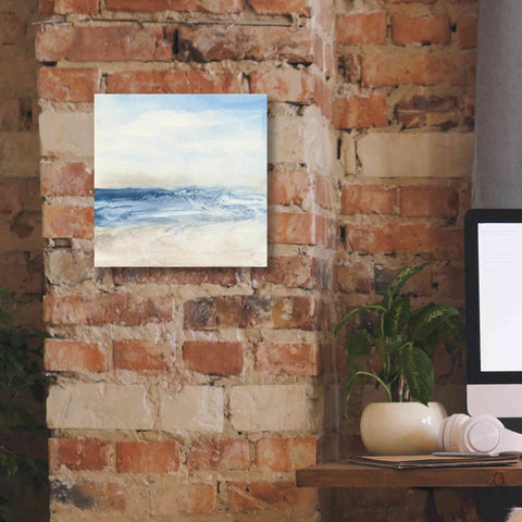 Image of 'Surf And Sand' by Chris Paschke, Giclee Canvas Wall Art,12 x 12