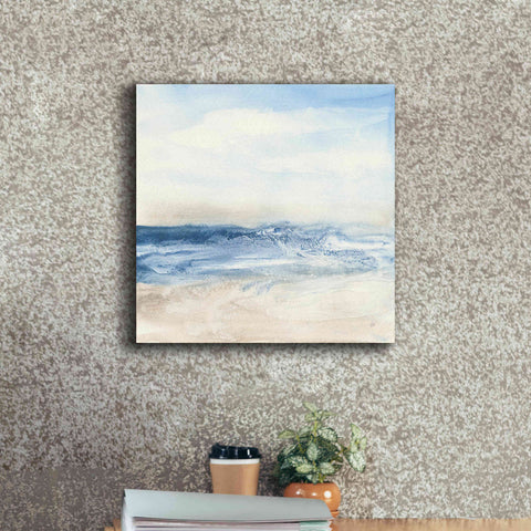 Image of 'Surf And Sand' by Chris Paschke, Giclee Canvas Wall Art,18 x 18