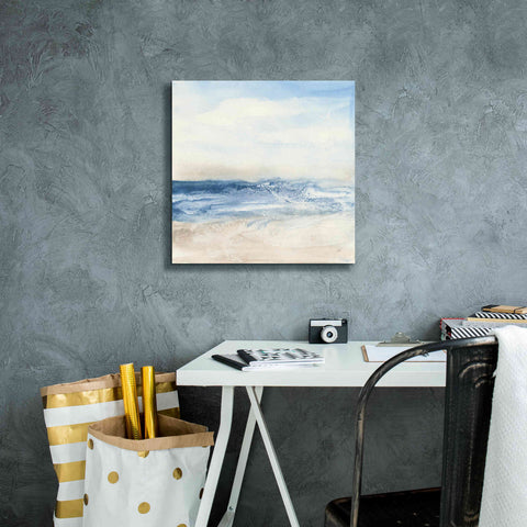 Image of 'Surf And Sand' by Chris Paschke, Giclee Canvas Wall Art,18 x 18
