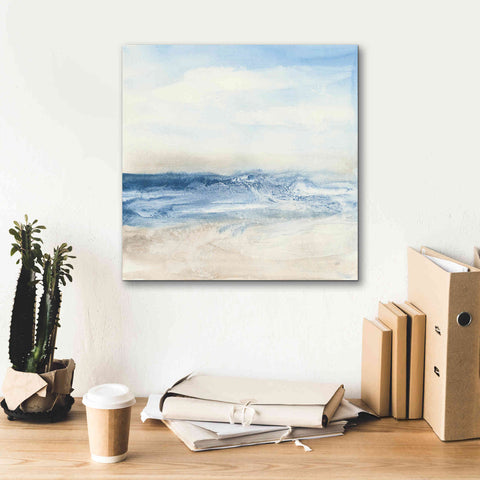 Image of 'Surf And Sand' by Chris Paschke, Giclee Canvas Wall Art,18 x 18