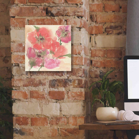 Image of 'Coral Blooms I' by Chris Paschke, Giclee Canvas Wall Art,12 x 12
