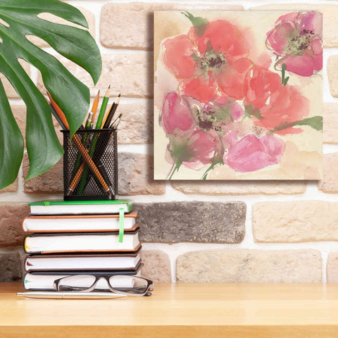 Image of 'Coral Blooms I' by Chris Paschke, Giclee Canvas Wall Art,12 x 12