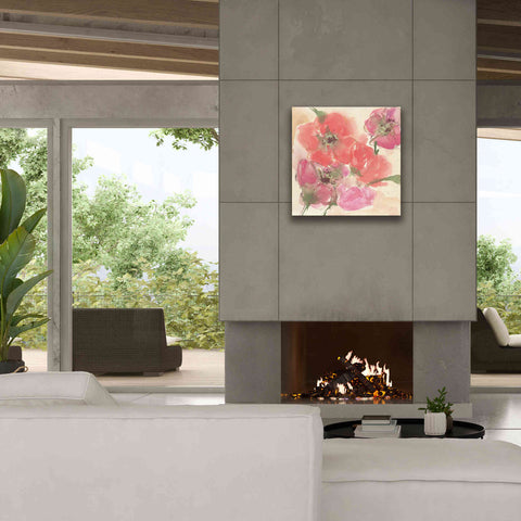 Image of 'Coral Blooms I' by Chris Paschke, Giclee Canvas Wall Art,26 x 26