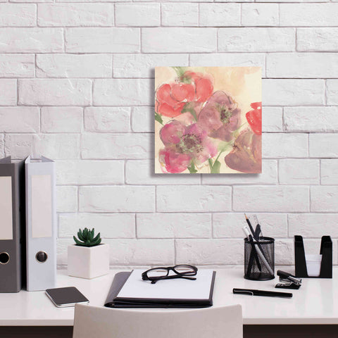 Image of 'Coral Blooms II' by Chris Paschke, Giclee Canvas Wall Art,12 x 12