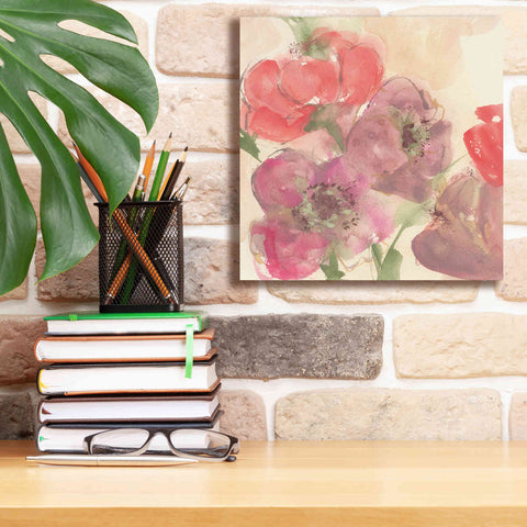 Image of 'Coral Blooms II' by Chris Paschke, Giclee Canvas Wall Art,12 x 12