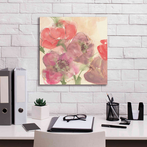 Image of 'Coral Blooms II' by Chris Paschke, Giclee Canvas Wall Art,18 x 18