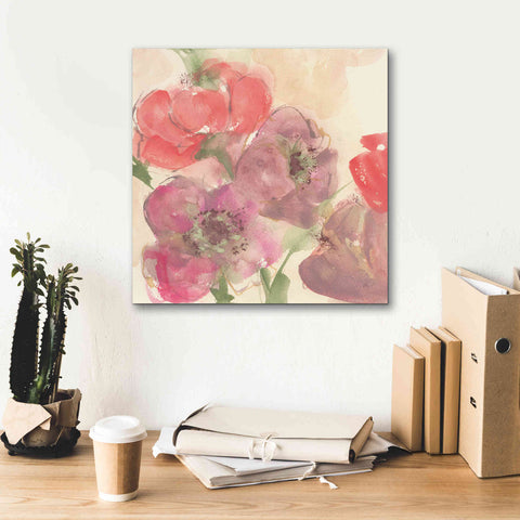 Image of 'Coral Blooms II' by Chris Paschke, Giclee Canvas Wall Art,18 x 18