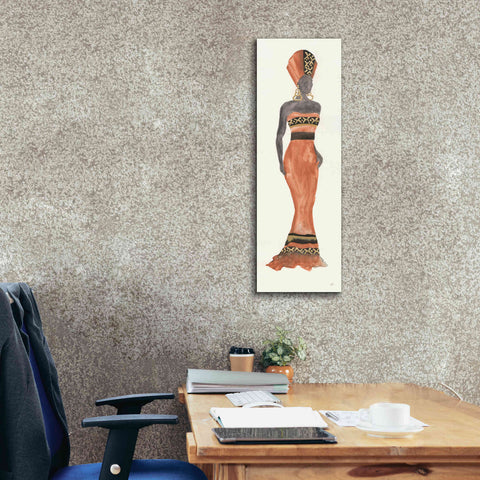 Image of 'Global Fashion I' by Chris Paschke, Giclee Canvas Wall Art,12 x 36