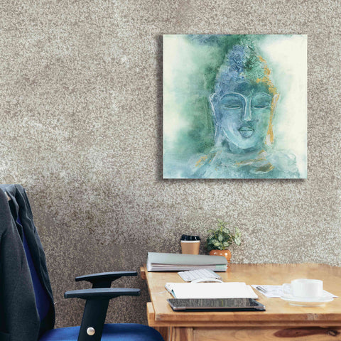 Image of 'Gilded Buddha II' by Chris Paschke, Giclee Canvas Wall Art,26 x 26